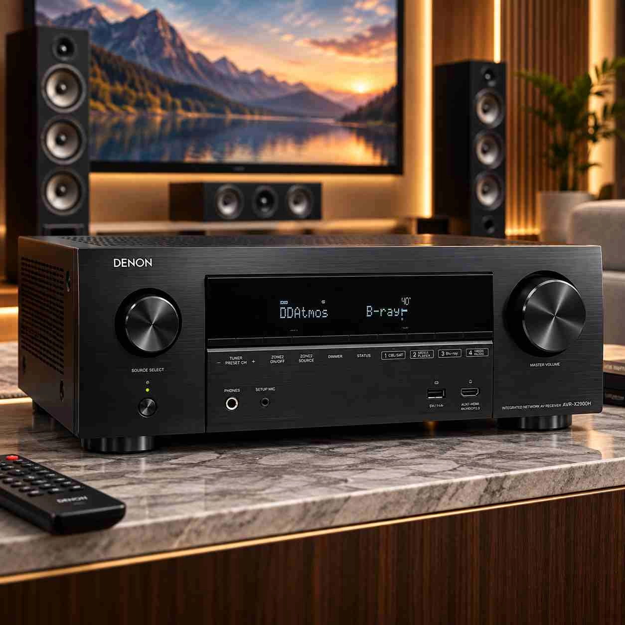 AV Receiver Amplifier Denon AVR-X2900H